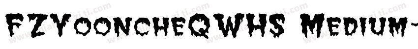 FZYooncheQWHS Medium字体转换